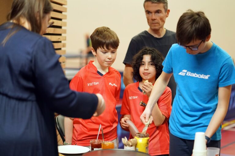 Enfants du club lors d'une animation