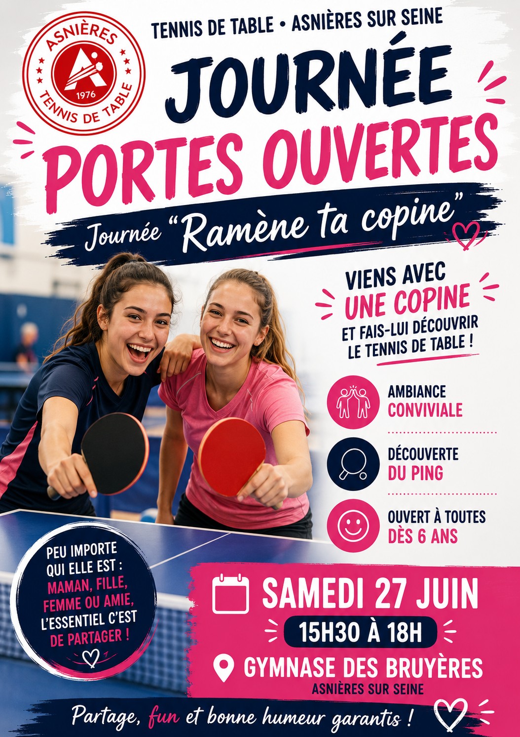 Affiche Journée portes ouvertes Ramène ta copine